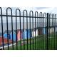 Hairpin Heavy Duty Wire Mesh Fence Panels Hoop Top / Bow Top Railings Steel Materials