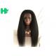 Texture Long Hair Wigs For Black Women , Heat Resistant Synthetic Lace Front Wigs