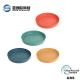 Custom Wheat Straw Plastic Parts in Various Colors for  PP thickened circular dining plate