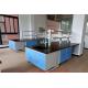 3000 MM Greyh Length Chemistry Lab Furniture / Pharmaceutical Lab Bench Table