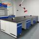 Waterproof Steel Lab Workstation Bench , Anticorrosive Island Benches In Laboratory