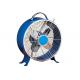 Blue Retro Metal Fan , 9 Inch Electric Air Cooling Mini Oscillating Fan
