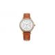 Water Resistant Female Leather Watches Stainless Steel Material With Customized Logo