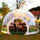 Tear Resistant Outdoor Igloo Tent Clear Dome Restaurant Music Bar Domo With LED Light