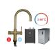 Dual Handle 5 in 1 Boiling Chilling Kitchen Water Tap Hot Cold Mixer with Filtration
