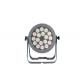 18 Pcs 6 in 1 RGBW LED Stage Par Cans Lights With  Aluminum Die-Cast Housing