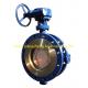 Worm Gear Actuated Flange Triple Eccentric Butterfly Valve