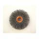 3 inch crimped  wire wheel brush, 1/2'' to 3/8'' Arbor hole ,thickness 10mm,wire diameter 0.008'' ,trim length 25mm