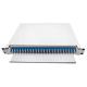 White 24 Port Wall Mount Patch Panel , ODF LC Duplex Adapter Telephone Distribution Frame