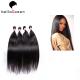 Unprocessed Raw Brazilian Virgin Human Hair Straight Hair Weft 10 inch  - 30 inch