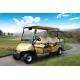 LED Headlights  4 Seats Club Car Electric Golf Cart With Nylon Belt For Golf Bag
