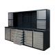 Functional Stainless Steel Workbench for Workshop Tool Storage and Heavy Duty Drawers