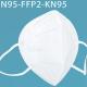 Pm2.5 N95 Kn95 Face Mask Anti Virus Ear Loop Anti Air Pollution Mouth Protection