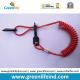 Jetski Waverunner Lanyard Key Solid Red Coil Strap Tether