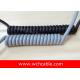 UL Spring Cable, AWM Style UL21207 22AWG 7C FT2 80°C 300V, HDPE / TPE