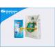 Whey Protein / Coffee Powder Packaging Foil Zip Lock Bags Middle Bottom Seal
