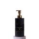 500ml White/Black PET Lotion Bottle With Gold Pump Head For Luxury Skincare Products