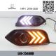 Honda HRV DRL LED Daytime driving turn signal Fog Lights aftermarket