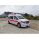 Gasoline Mercedes Benz Ambulance 7 Seat Front Mounted 4×2 Automatic Transmission