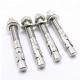 SS M12*80mm M12*100mm Stainless Steel 304 316 Wedge Anchor Bolt