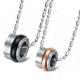 New Fashion Tagor Jewelry 316L Stainless Steel couple Pendant Necklace TYGN143