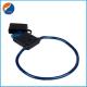 20 Amp APX Maxi Style Blade Inline Fuse Holder With 8AWG 8 Gauge Wire Leads