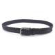 Mens Business Casual Cow Leather Bradied Belt Without Holes