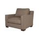 Linen fabric  upholstery solid wood hotel lounge chair/single sofa/living room single sofa