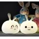DC5V Bunny Rabbit Night Light ABS Silicone USB Style Pat Control