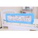 Iron Toddler Convertible Bed Rail with Cartoon Picture , Portable Bed Rail