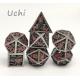 Sharp Edge Resin Polyhedral Dice Set Lightweight For Collection