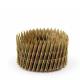 15 degree yellow coil nails Wire Coil Pallet Ring Nails Electric Galvanized Coil