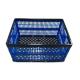 Foldable Mesh Plastic Crate PE/PP Material for Storing Fruits and Vegetables 500x350x255mm