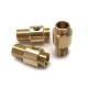 4 Axis 0.01mm Ra0.4 Brass CNC Turned Parts Without Polishing