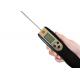 Black Instant Grill Thermometer , Foldable BBQ Food Thermometer Eco - Friendly