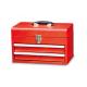 14 In 2 Drawer Metal Small Portable Tool Box , Middle Tool Chest 355*230*222 Mm