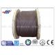 Painted Color Crane Wire Rope Hight Carbon For Loading / Unloading