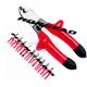 6 81000V Voltage Insulated Dipped Handle Grip Universal Cable Cutting Pliers 1000V Electrical Cable Cutter Pliers