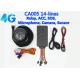 Engine Lock 4G GPS Tracker SOS Line Microphone RS232  CAT4 GSM For Car