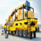 Rubber - Tyred Mobile Crushing Plant / Vertical Shaft Impact Crusher Trailer Frame