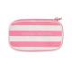 Stripe Makeup Brush Bag Pencil Case Traveler Accessory Pouch Purse Cosmetic Storage Student Stationery Zipper Wallet