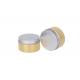 100g Cosmetic Packaging Od 74mm Pet Cream Jar Container With Silver Aluminum Lid