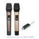 C3 / professional universal USB  UHF wireless microphone  with 16 selectable frequency with two handhelds