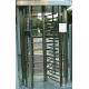 30 Persons / Min Full Height Turnstile with Sound Alarm Stainless Steel Tube for