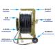 Military / Feild Operation Fibre Optic Cable Drum Metal Reel With Braces
