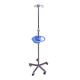 205cm Hospital Iv Infusion Stand Multi Hook  Portable Stainless Steel IV Pole