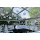 Beautiful Transparent Fabric clear top tent rental , outdoor party tents