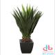 Silk / Plastic Artificial Green Plants Musa Basjoo Plant Pot For Hotel And Plaza