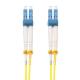 3m Outdoor LC LC Fiber Patch Cord Yellow Color For CATV LAN MAN