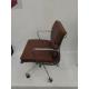 Recliner Boss Brown Leather Rolling Chair , Flawless Comfortable Modern Office Chair